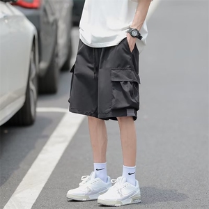 工装短裤男夏季运动休闲中裤夏天宽松五分裤子男款潮K4183-P30图片