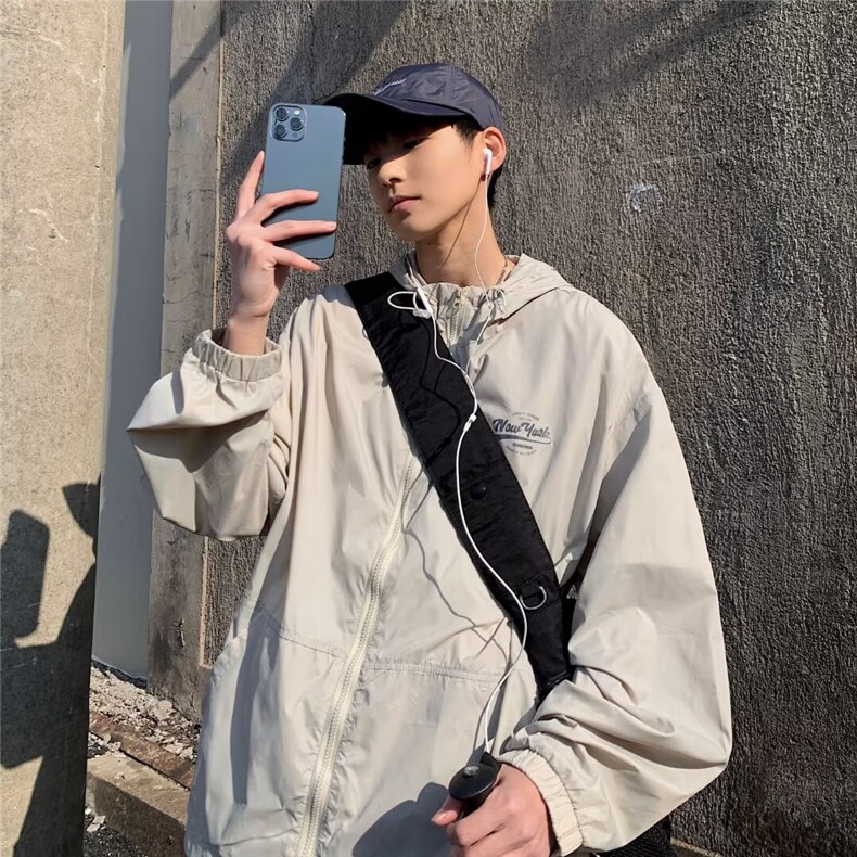 夏季户外防晒衣男士轻薄款透气外套潮牌速干防晒服钓鱼皮肤衣,男装防晒衣,星座1013