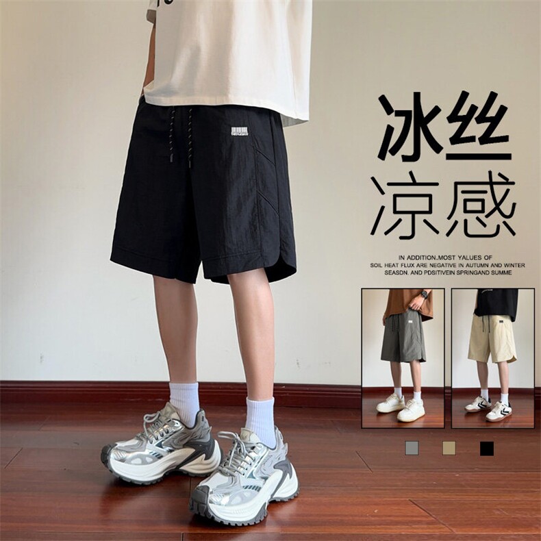 ！2026夏季新款男士百搭速干短裤冰丝五分裤中裤DK310特P28图片