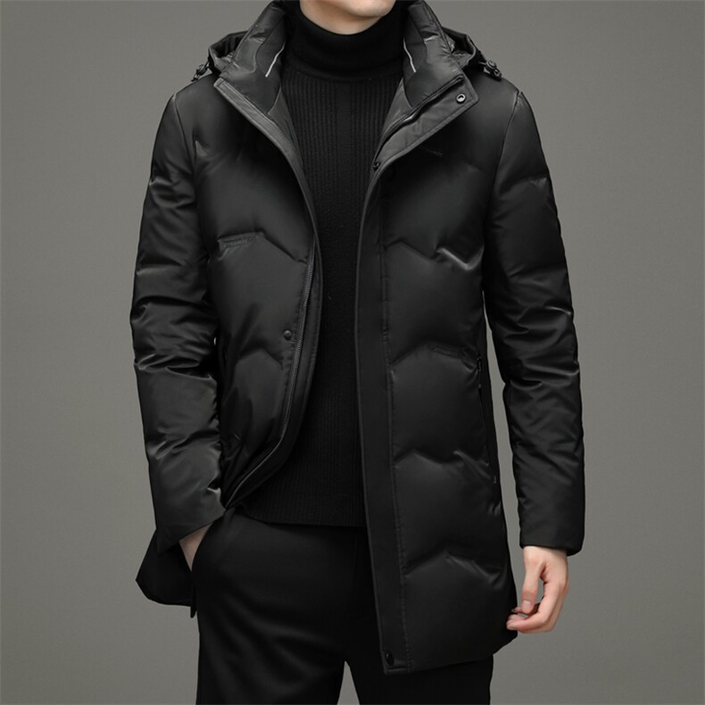 2023冬新款中年男白鹅绒羽绒服休闲冬装爸爸外套YYYR052196-P380,男装羽绒服,电商B212（原钱塘6029）