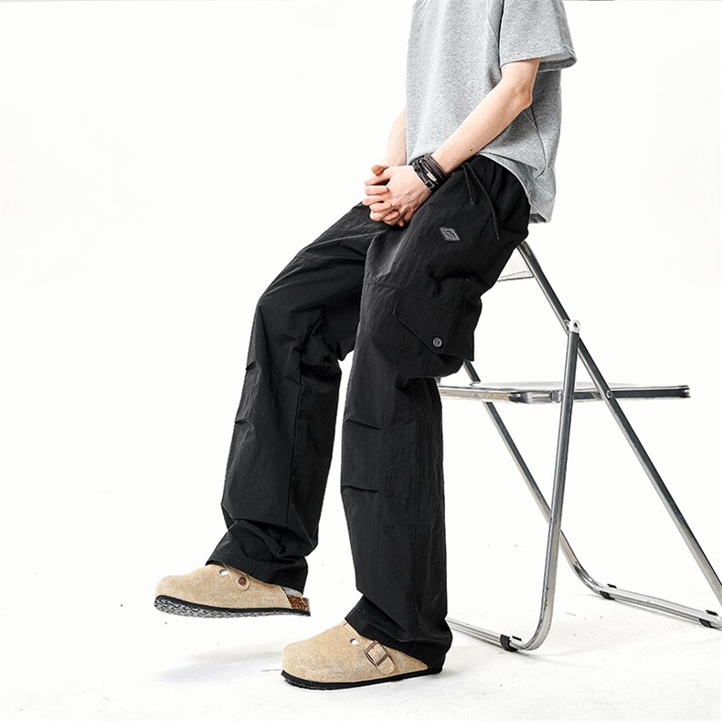 大货A178夏季新款工装裤宽松直筒XK309-1特P30控49,男装工装外套,电商A178