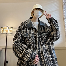 ！抖音直播小香风拼接夹克衫外套XH27-P100，男装夹克，电商B367