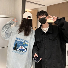 牛仔夹克男大码牛仔外套男茄克NJ77391-P60，男装夹克，电商A040