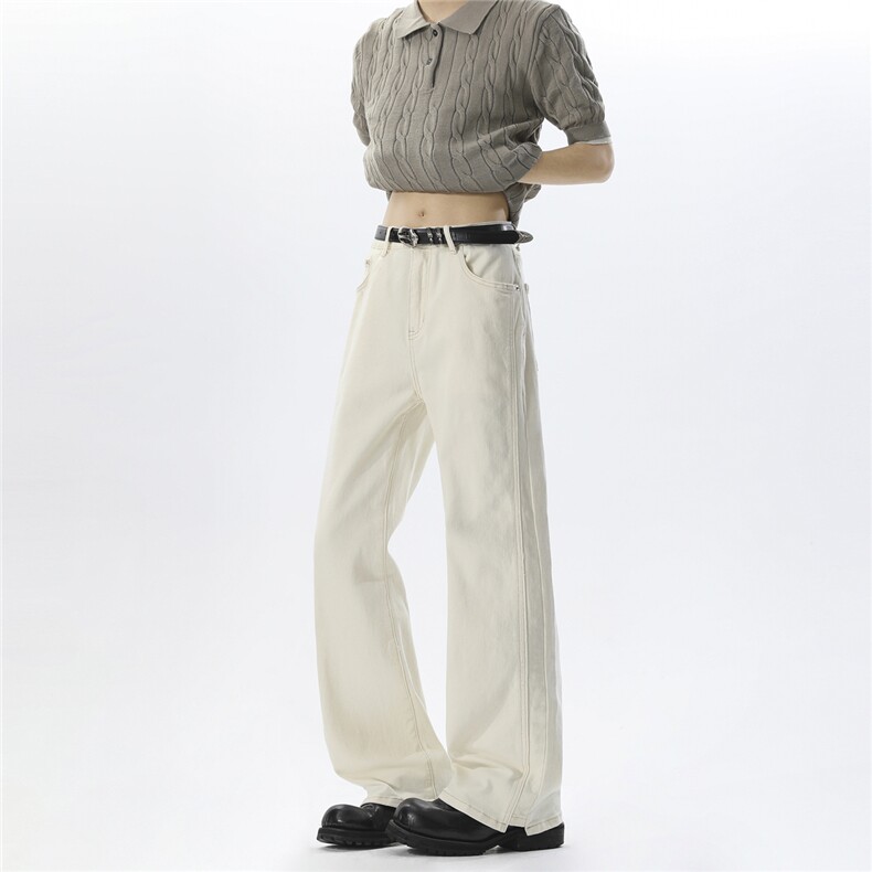 现货春季显瘦直筒裤微喇裤长裤A014-DY26005-特P40-控78，男装休闲裤，电商A014