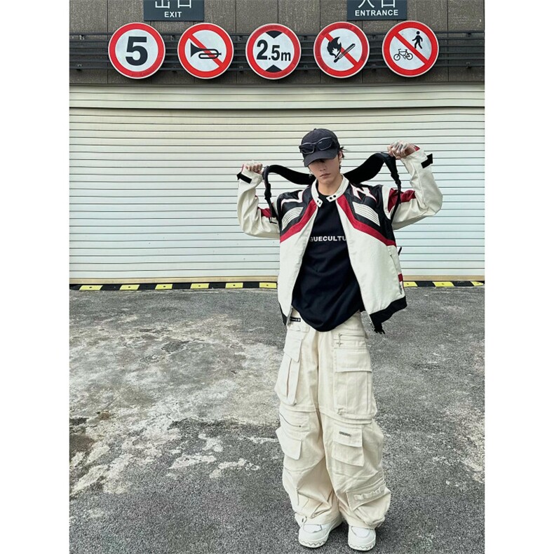 【有货】cleanfit赛车服外套男高级感痞帅美式夹克HT106LL-特P83,男装夹克,星座1007（原301D）