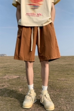 2024夏季新款外景大码日系纯色休闲短裤M-5XHK23445-P20，男装牛仔裤，电商A022