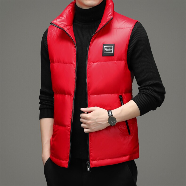 CXYF59518钱塘2020-2冬季中青年男士时尚休闲厚款羽绒马甲P160,男装羽绒服,钱塘207-2