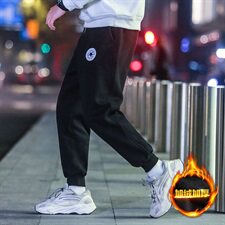 秋冬加绒加厚卫裤男宽松大码休闲运动裤子QT5070，男装休闲裤，星座810(原QT5070)