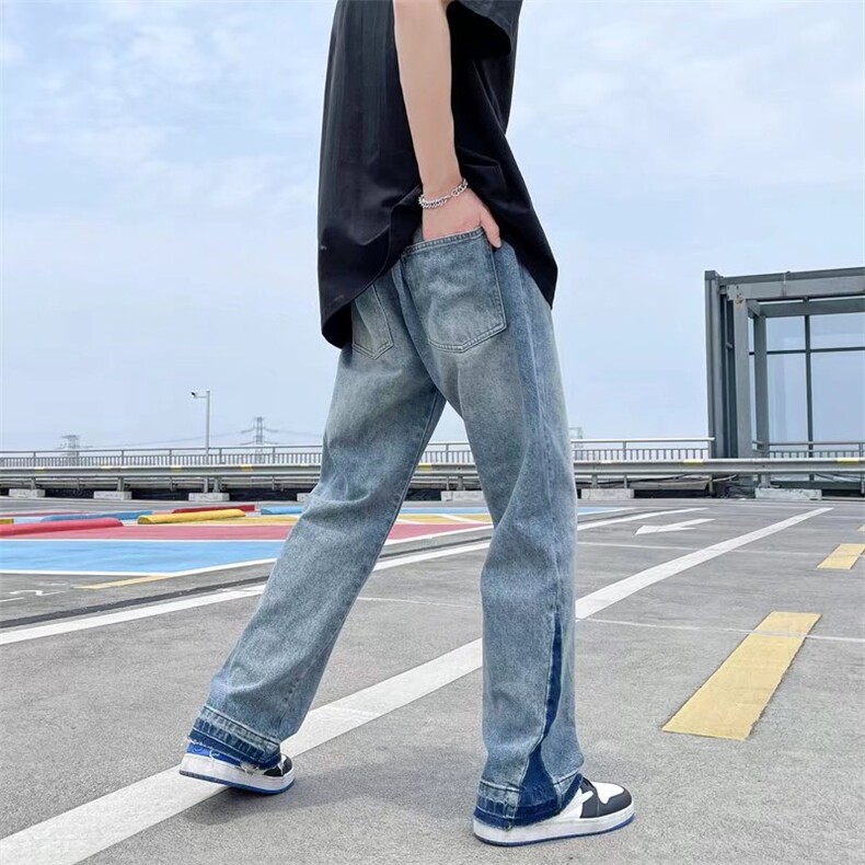 牛仔裤男潮大码休闲裤子高街N3032P46,男装牛仔裤,星座1116-2