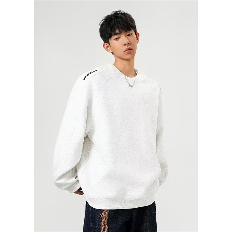 1506/QX980/P42印花秋冬卫衣男韩版新款圆领宽松港风潮流,男装卫衣,星座1506