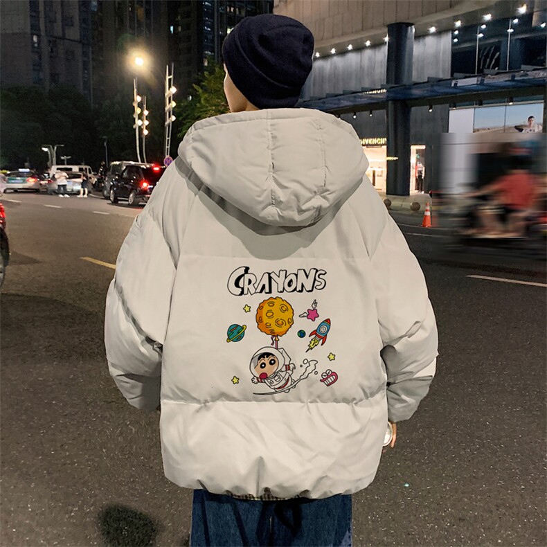 MB20-P90面包服男短款棉衣男宽松加厚保暖棉袄外套男,男装棉衣,电商B367