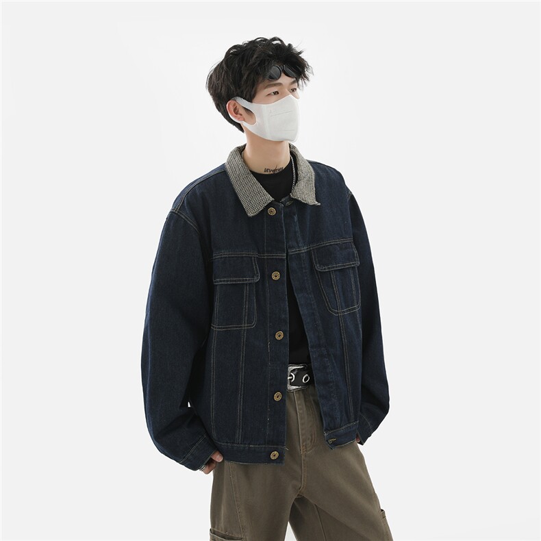 xz905-2-JK127#P80-（控108）春季美式高街休闲牛仔外套,男装工装外套,星座905-2