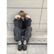 重磅420克毛领可拆卸条纹开衫卫衣ZW0155-特批60，男装卫衣，星座313A(原308A-2)