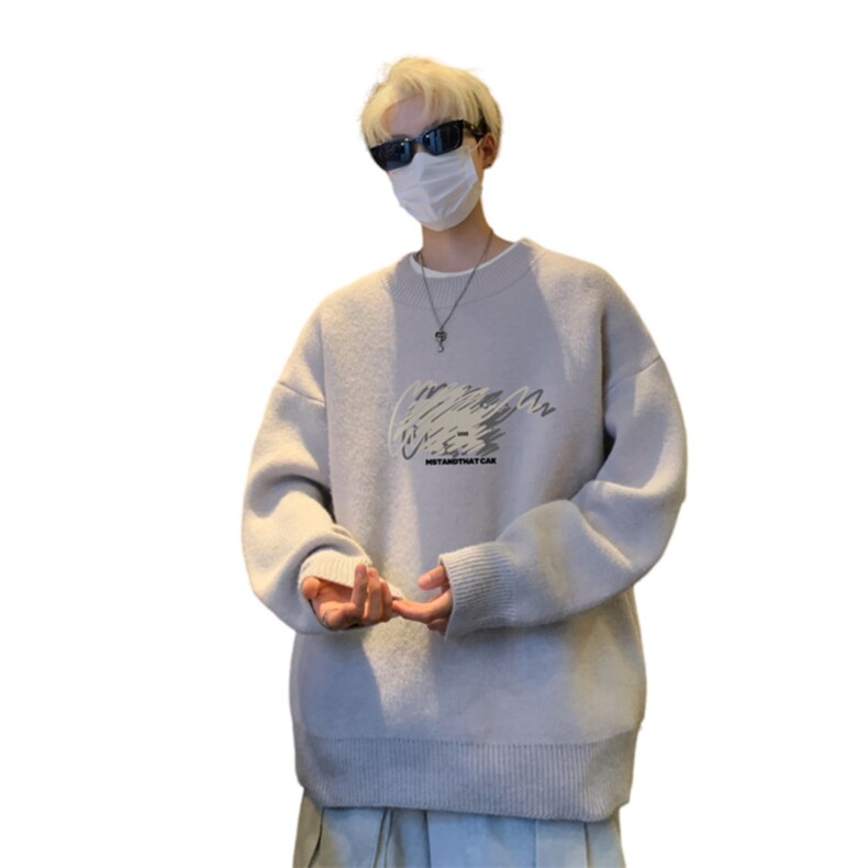 高质量！秋冬季半高领毛衣男士加绒加厚线衣男针织衫男DMY547-P38,男装针织衫/毛衣,电商B371