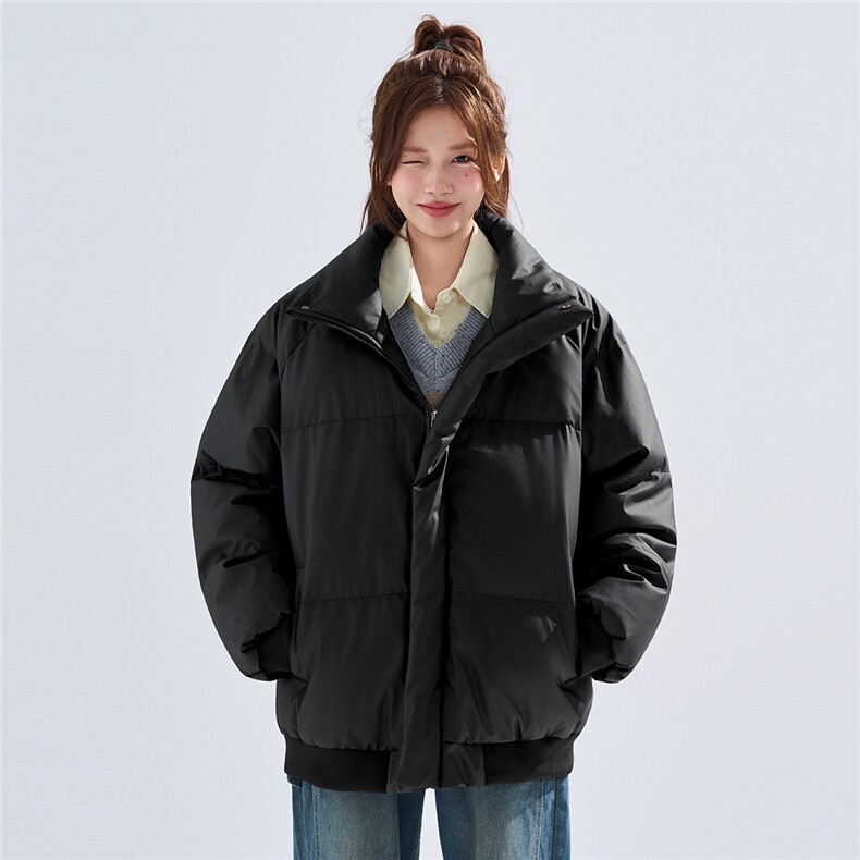 新款冬季羽绒立领PU皮棉服棉袄韩版宽松外套A436-2522-P80,男装棉衣,电商A436