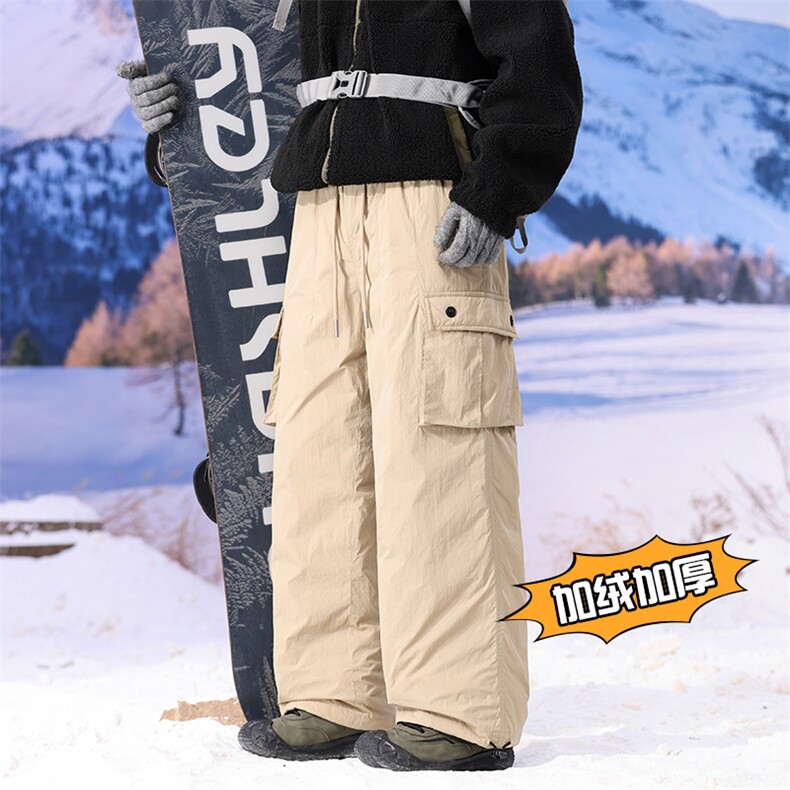 真！！标90绒羽绒裤内所暖工装伞兵裤A014-DY25099-P155，男装棉裤，电商A014