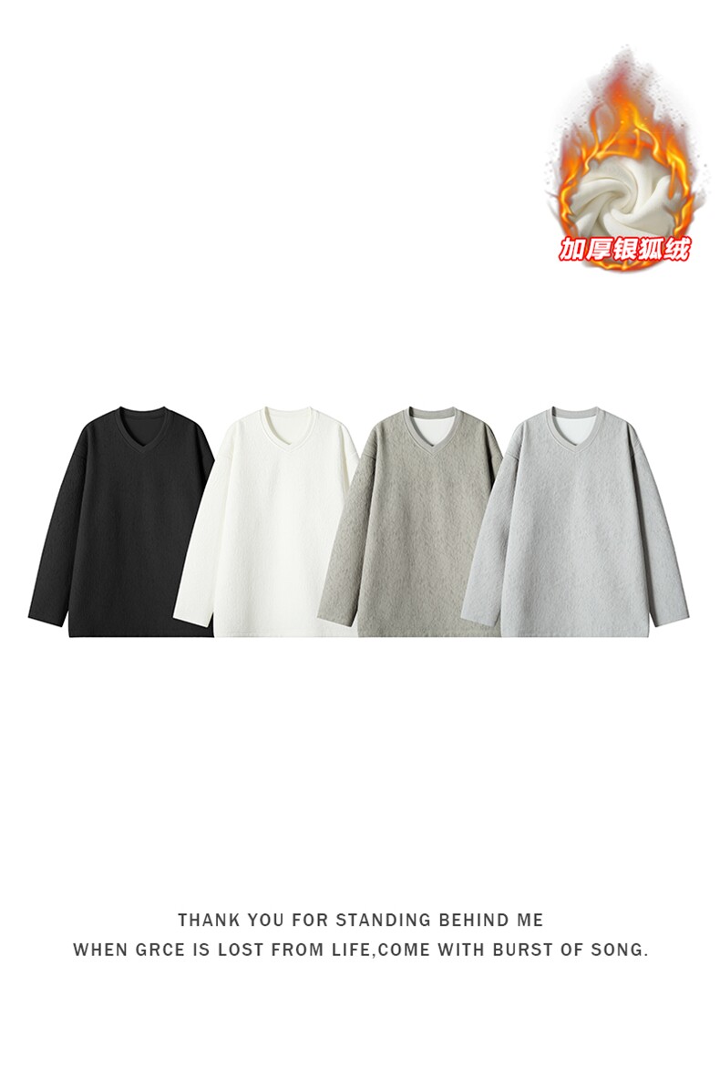 冬季新款面层：聚酯纤维T24509J加绒-特P33控65,男装卫衣,电商A001-1