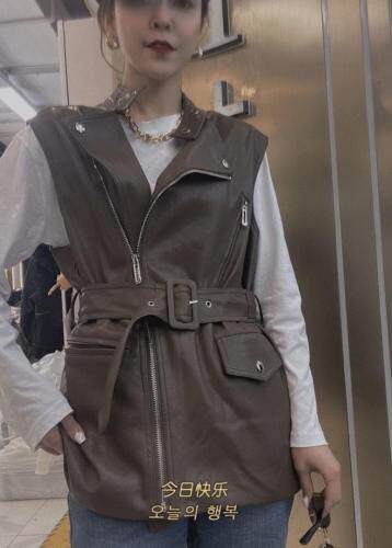 机车款腰带马甲，女装马夹，DD+(4F)