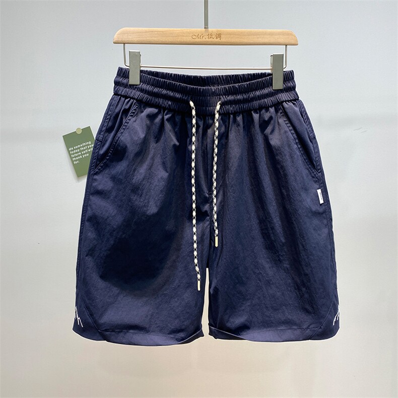 夏季短裤男宽松直筒五分裤潮牌潮流高街休闲裤子X17P55，男装牛仔裤，电商B332-1