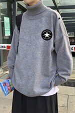 秋冬新款毛衣男高领休闲帅气百搭韩版针织上衣A161-2-M2063-P50，男装针织衫/毛衣，电商A161-2