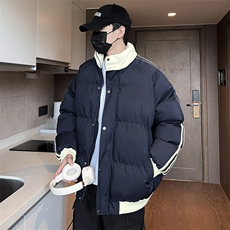抖音得物二开可供视频拼接织带三防加厚羽绒棉衣外套棉服LL6667，男装棉衣，电商A486