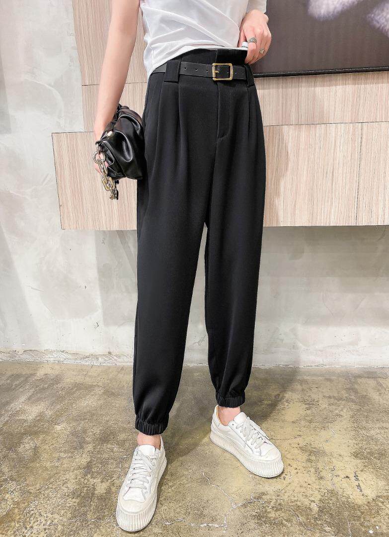 可休闲可时尚的花苞收腿裤，女装，帛糸霓娜
