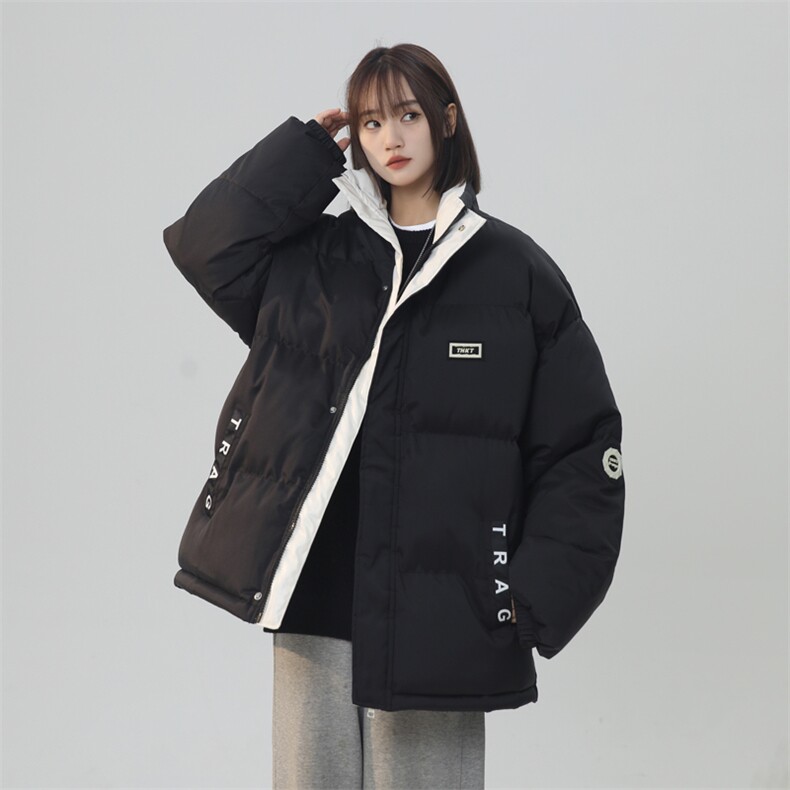 2025中性棉衣男女棉服皮标小牛津防水面料撞色棉袄面包服1609-P75,女装棉衣/棉服,星座207