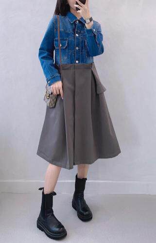 拼接连衣裙，女装连衣裙，江南俏之羽