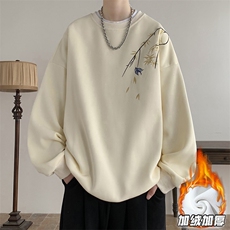 WY419-p45特控68加绒P50特控78大码刺绣加绒卫衣【图已注册】65棉，男装卫衣，电商D232