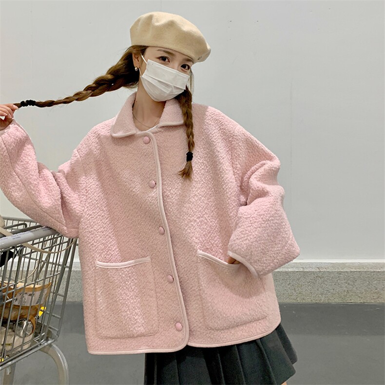 【新款】圈圈羊毛小香羽绒服（90白鸭绒) 2C272-C21-P235K348图片