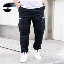 M-9XL男春秋款弹力工装裤束脚宽松休闲裤5032-11_8808，男装休闲裤，星座1516-1
