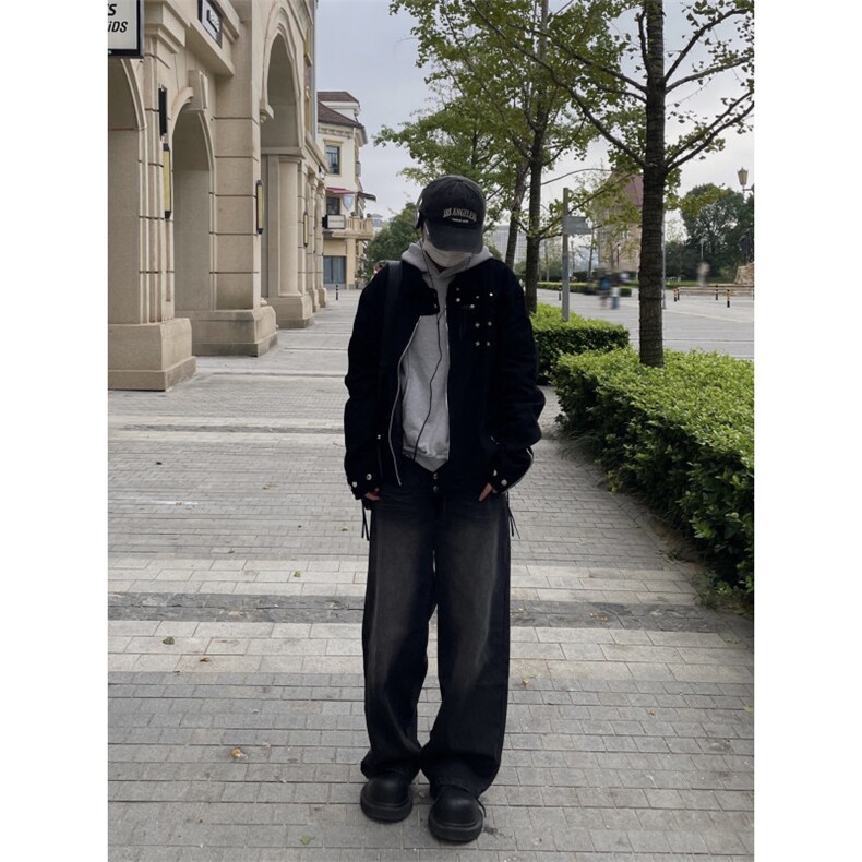 【有货】美式高街纯棉外套男春秋高级感夹克JK8326CC-特P75,男装夹克,星座1007（原301D）