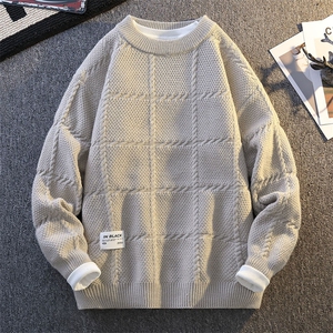 2024【新品】秋冬圆领毛衣男士针织打底衫潮流百搭-M5147-P45图片