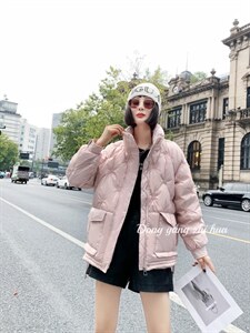 九宫格绣花时尚羽绒服,女装羽绒服,东洋天堂之花