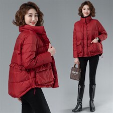 2024冬季新品时尚休闲显瘦羽绒服90白鸭绒，女装羽绒服，余墨