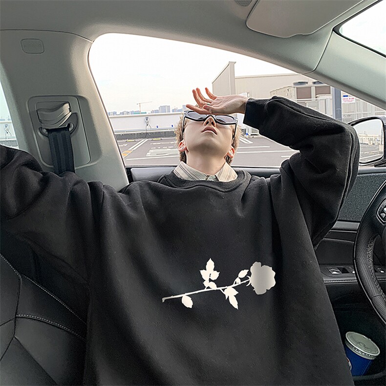 8XL圆领卫衣男超大码胖子肥佬大号长袖t恤S6360-P28加绒款-P33,男装卫衣,电商A040