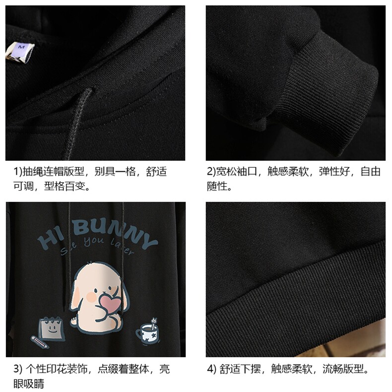 WY2314-P35加绒款-P40纯棉连帽卫衣男大码运动帽衫宽松薄砖墙,男装卫衣,电商A040A