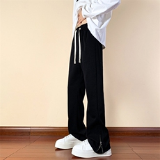 时尚微辣卫裤休闲裤男潮流宽松慵懒风阔腿裤K8457-P40【特价】，男装休闲裤，电商A007