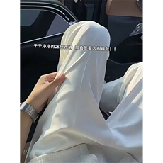 阔腿裤子男女夏季薄款大码胖高腰直筒拖地裤垂感西装裤KAS90，男装西服套装，星座1116A（原606A-3）