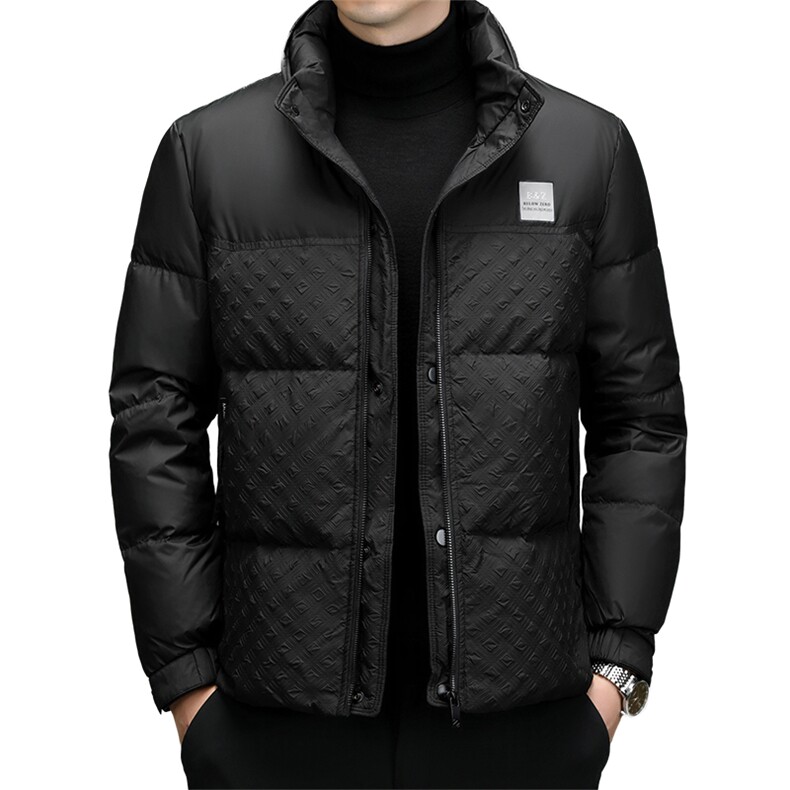 DF8807钱塘2020-2时尚休闲冬季厚款奶德那男士简约羽绒服P275,男装羽绒服,钱塘207-2
