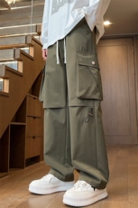 秋季新款工装裤子男士宽松直筒伞兵裤休闲长裤A436-571-P45，男装工装外套，电商A436