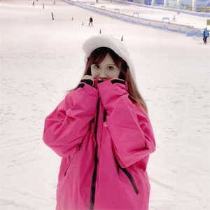 防水防风加厚滑雪服男女户外单板中性风套装HF93+K1002J加绒-P260图片