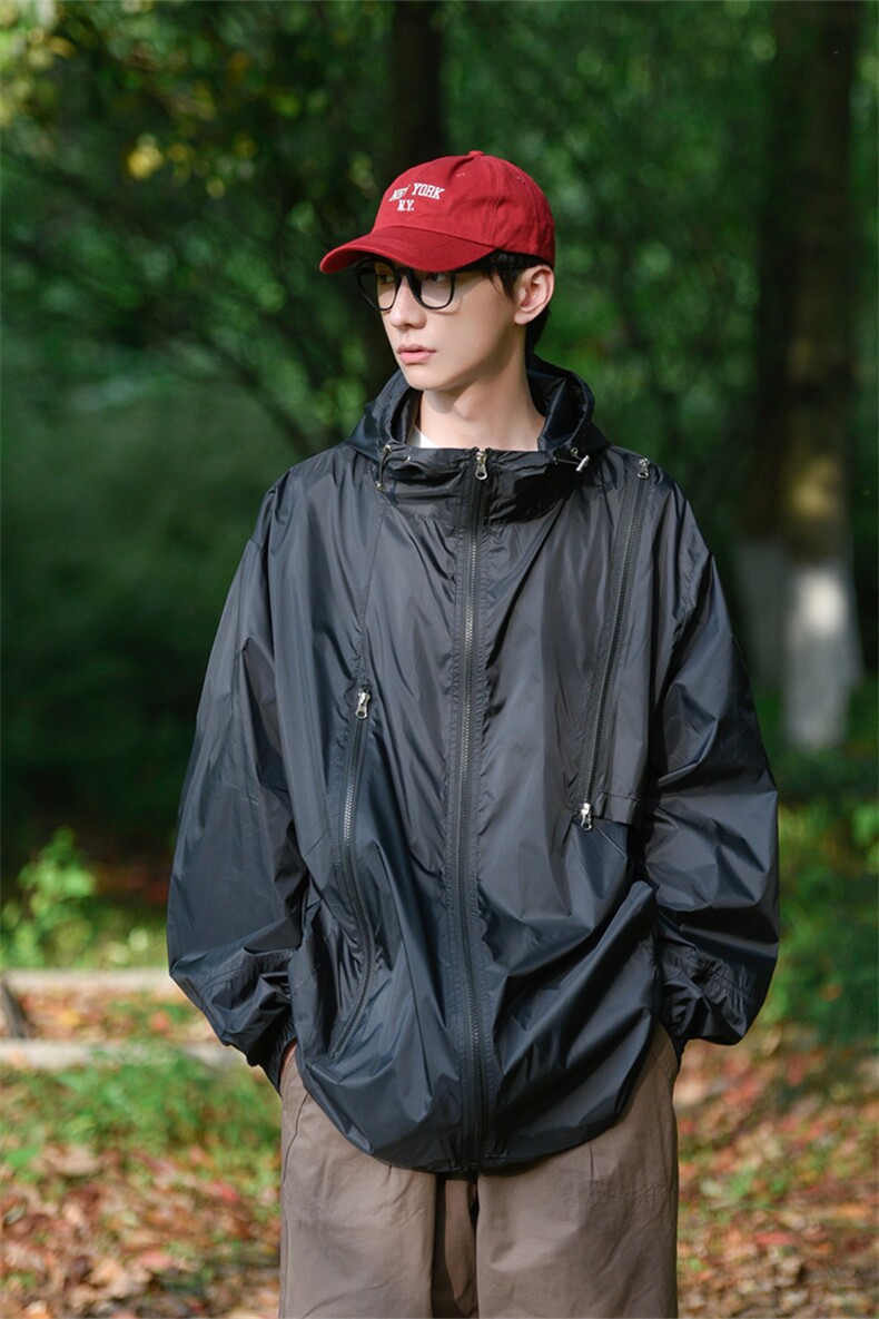 F8079/P65防晒指数UPF50+有报告防紫外线防晒服男外套防晒衣,男装防晒衣,电商A141
