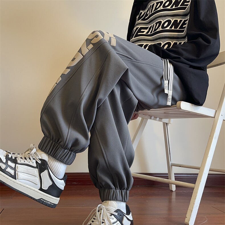 高品菠萝格男女情侣款休闲裤大码长裤K026*P35控68,男装休闲裤,星座227-2