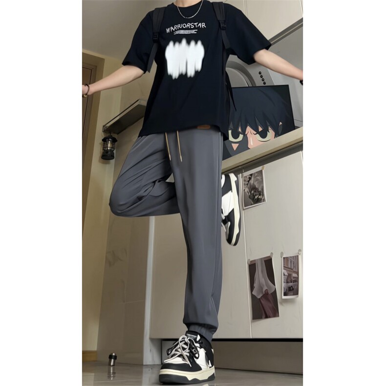 肌肉男运动裤宽松束脚健身长裤薄款速干跑步训练休闲裤XXK02P30,女装休闲裤,电商D256A(原A064A)
