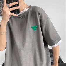 夏季新款男士短袖T恤港风时尚舒适百搭青春帅气潮牌TC3130-P30，男装T恤，星座717