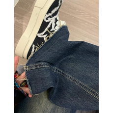 复古蓝破洞牛仔裤男女夏季美式高街vibe乞丐裤子1007-LLNZ03-P48，男装牛仔裤，星座1007（原301D）