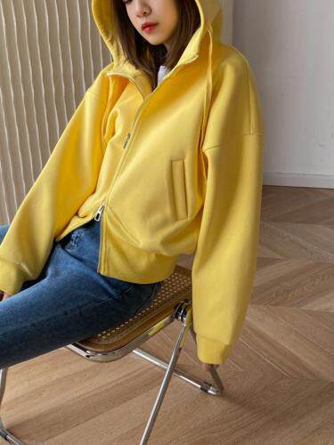 双拉链外套，女装，G7V7