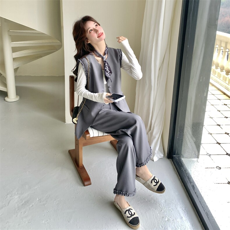 新品2026套装两件套背心+阔腿裤2C116-6610-P179-K288,女装套装/套裙,2C116