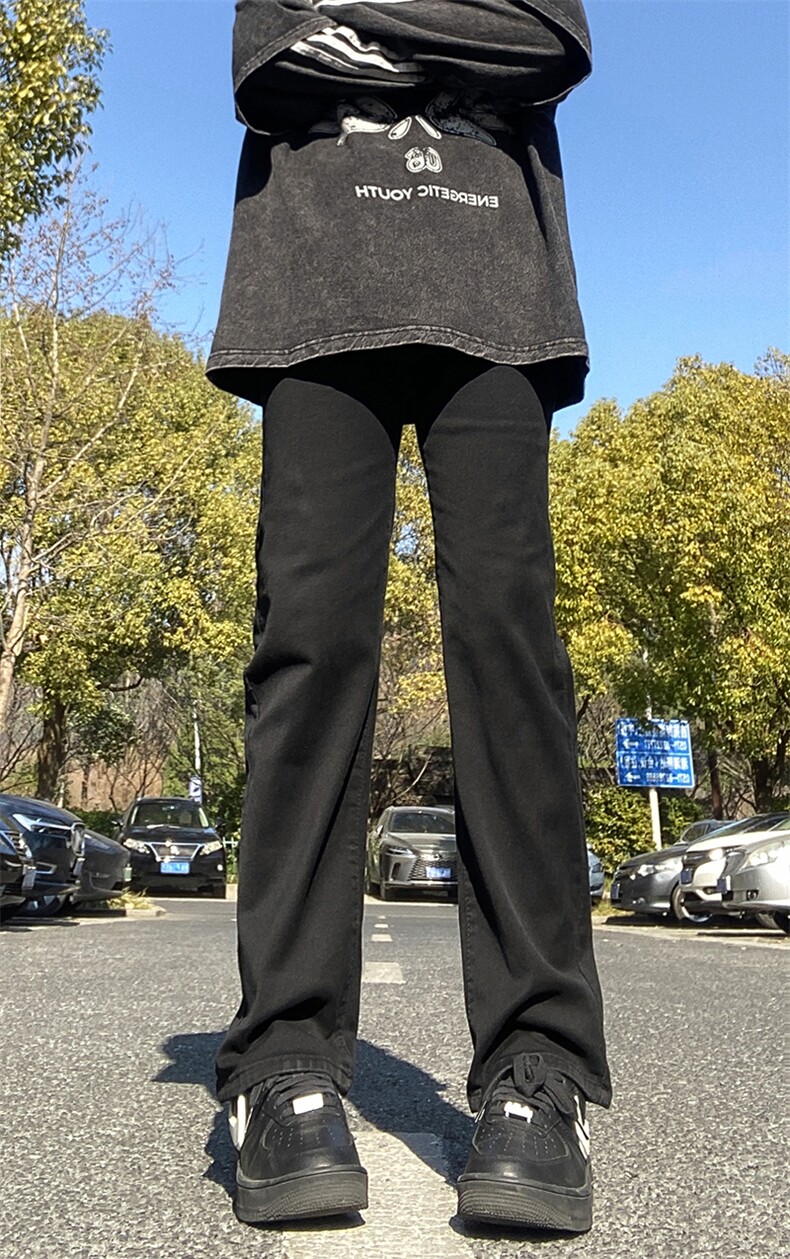 2024春款修身直筒复古弹力牛仔裤715-6-BK811P55,男装牛仔裤,星座715-6